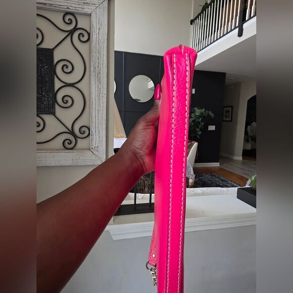 Pink Sapphire Kate Spade Wellesley Byrd Shoulder Bag 6x11 Flaw - Picture 4 of 8